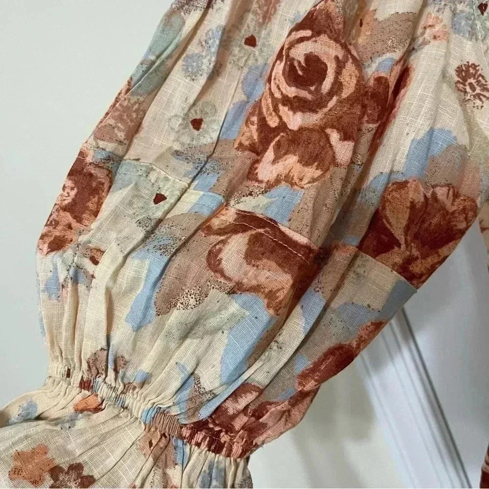 Free People Found You Printed Top ~ Size XS! Absolutely gorgeous top! - Picture 12 of 13